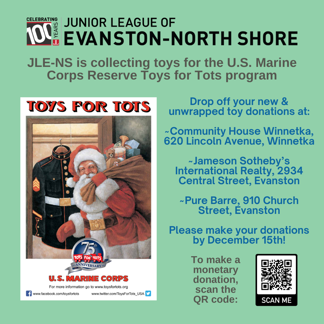 JLENS Toys for Tots Collection Deadline Junior League of Evanston